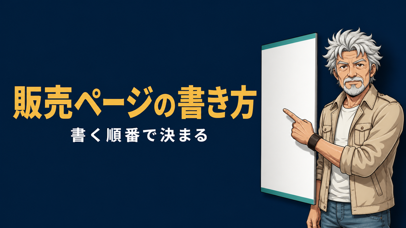 販売ページに書くことの順番のアイキャッチ