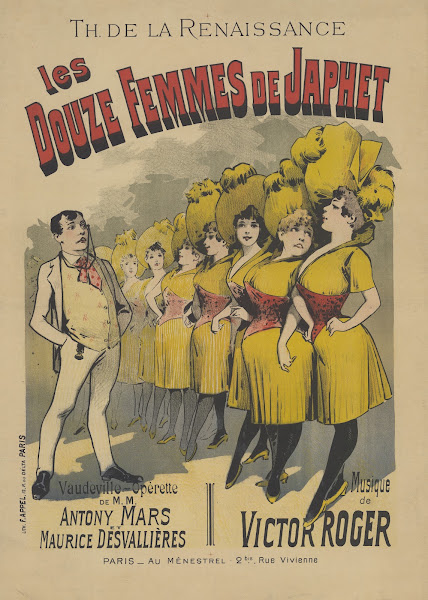 Th de la Renaissance Les douze femmes de Japhet vaudeville opérette de MM Antony
