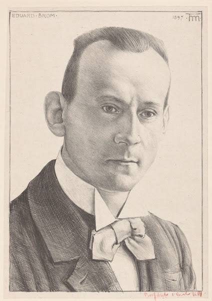 Portret van Eduard Brom 1897