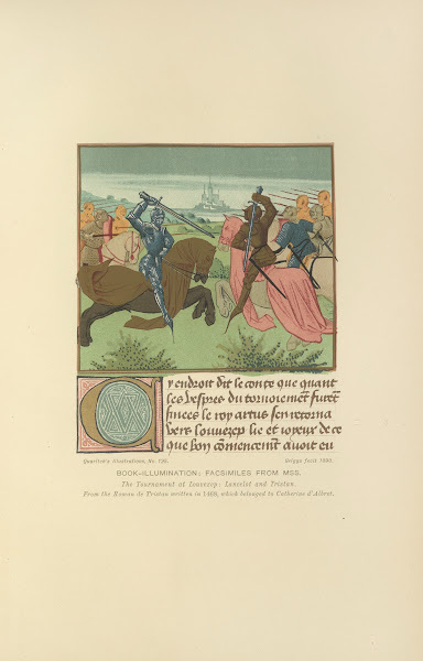 The Tournament at Louvezep Lancelot and Tristan 1890