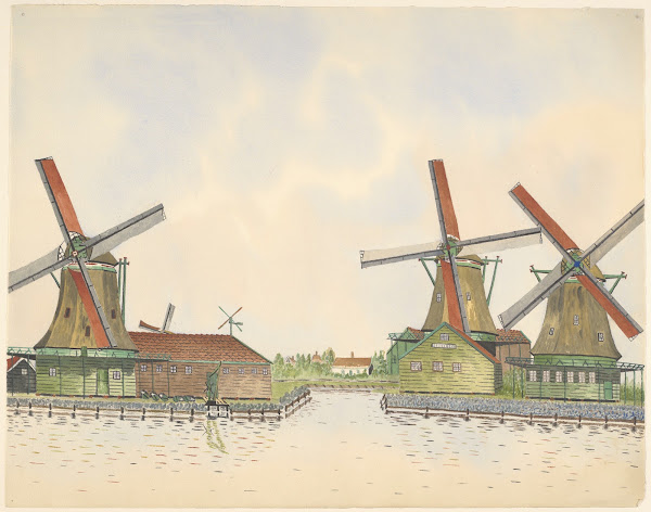 molens De Kogmeeuw De Poelsnip De Zeemeeuw en De Oude Zwan aan t Kalf 1930 1945