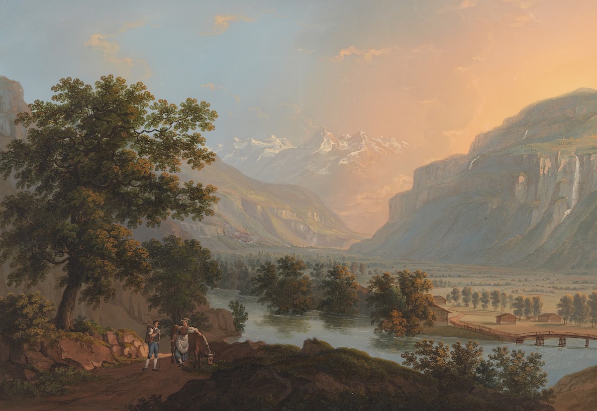Grafiken Orts  und Landschaftsansichten