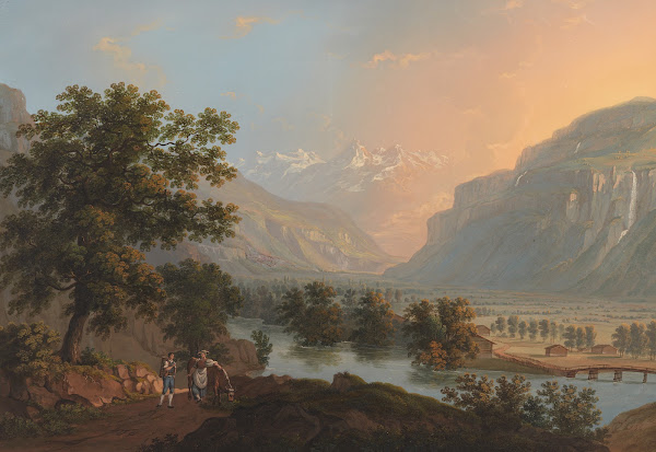 Grafiken Orts  und Landschaftsansichten