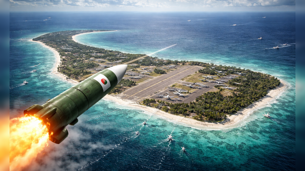 Iran Ballistic Missiles Target Diego Garcia US-UK Base in Indian Ocean