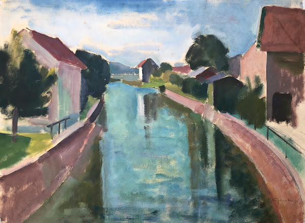 Häuser am Kanal