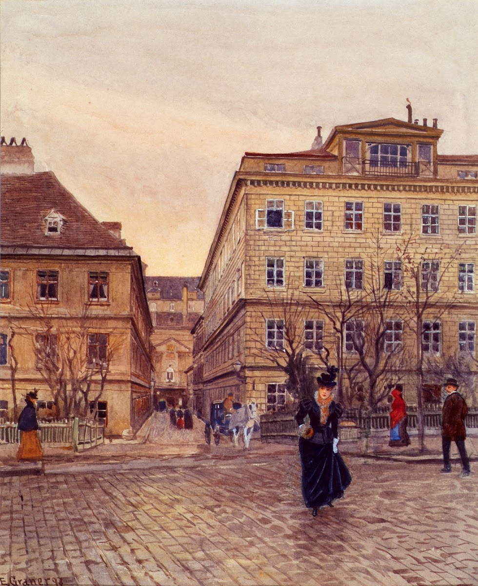 Der Getreidemarkt Und Die Papagenogasse In Wien 1897