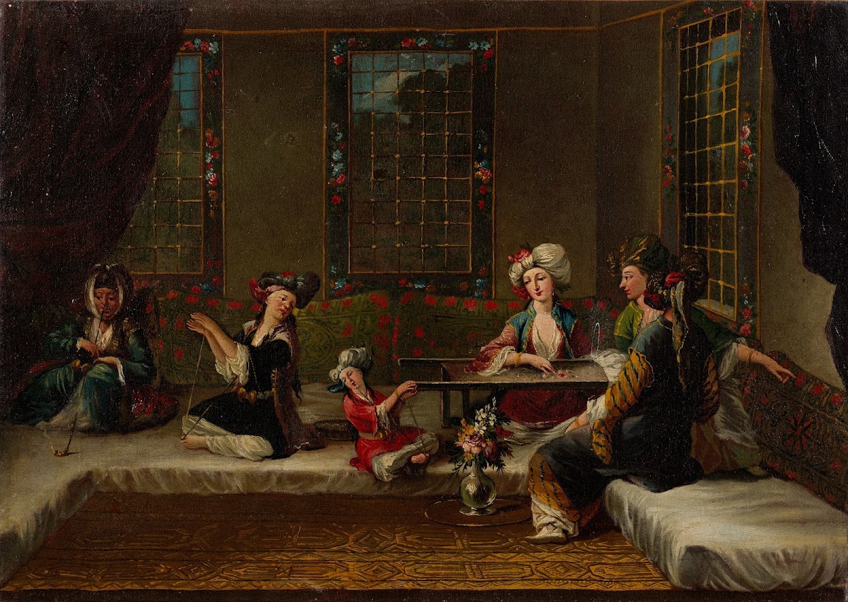 Women Embroidering