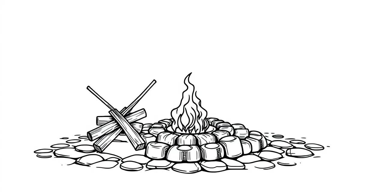 경주 카라반 캠핑장 추천 여행지 분위기 일러스트