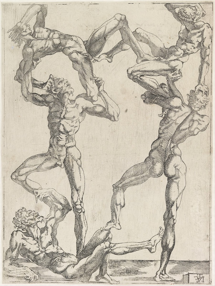 Pyramid of Five Men circa 1543