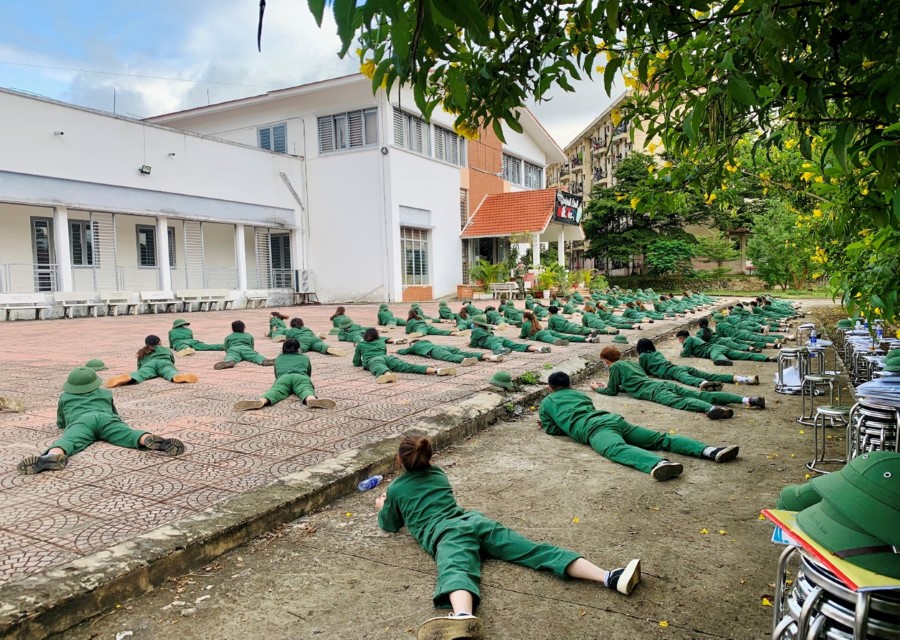 Trung tâm Giáo dục Quốc phòng và An ninh hoàn thành giảng dạy môn học Giáo dục quốc phòng và an ninh cho sinh viên Trường Cao đẳng Cộng đồng Lai Châu