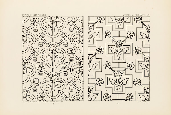 Outlines of ornament in the leading styles Pl45 1881