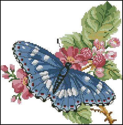 CMP 130162 Butterfly On A Twig