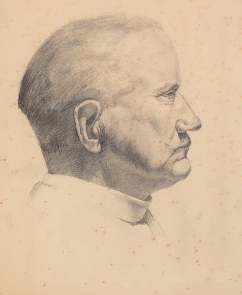 Untitled Mans head in profile circa 1926 1939
