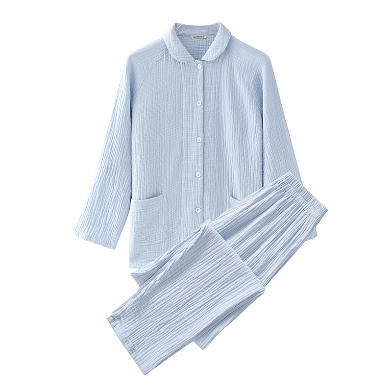 Japanese Cotton Pajama made from Three-layer Gauze
