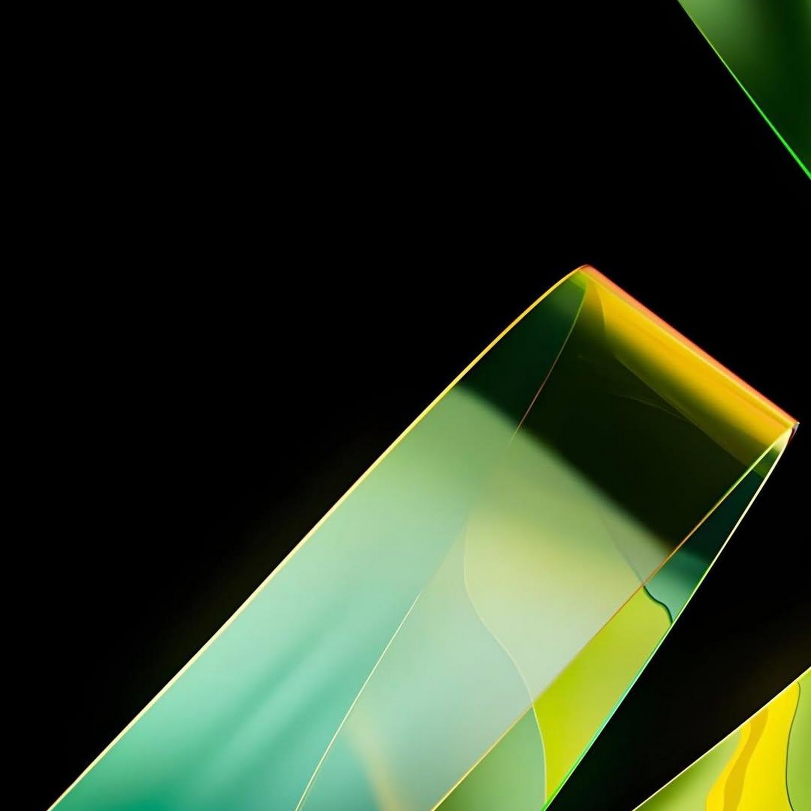 Download Abstract, Green, Ribbon, Modern Full HD iPhone