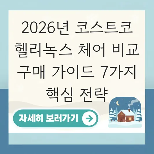 코스트코 헬리녹스 체어 비교 구매 가이드