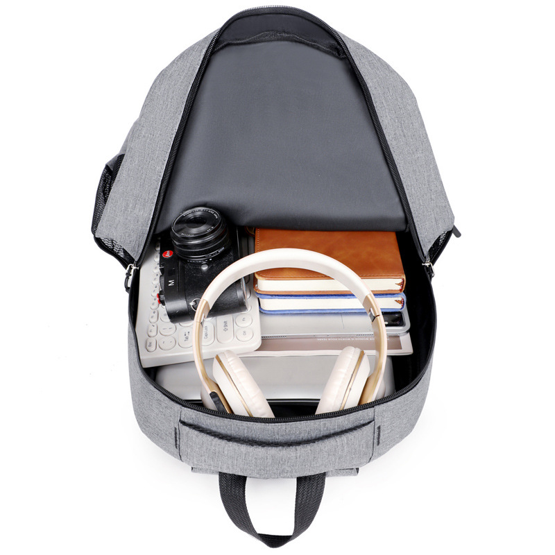 Large Oxford fabric backpack, 20–35 L