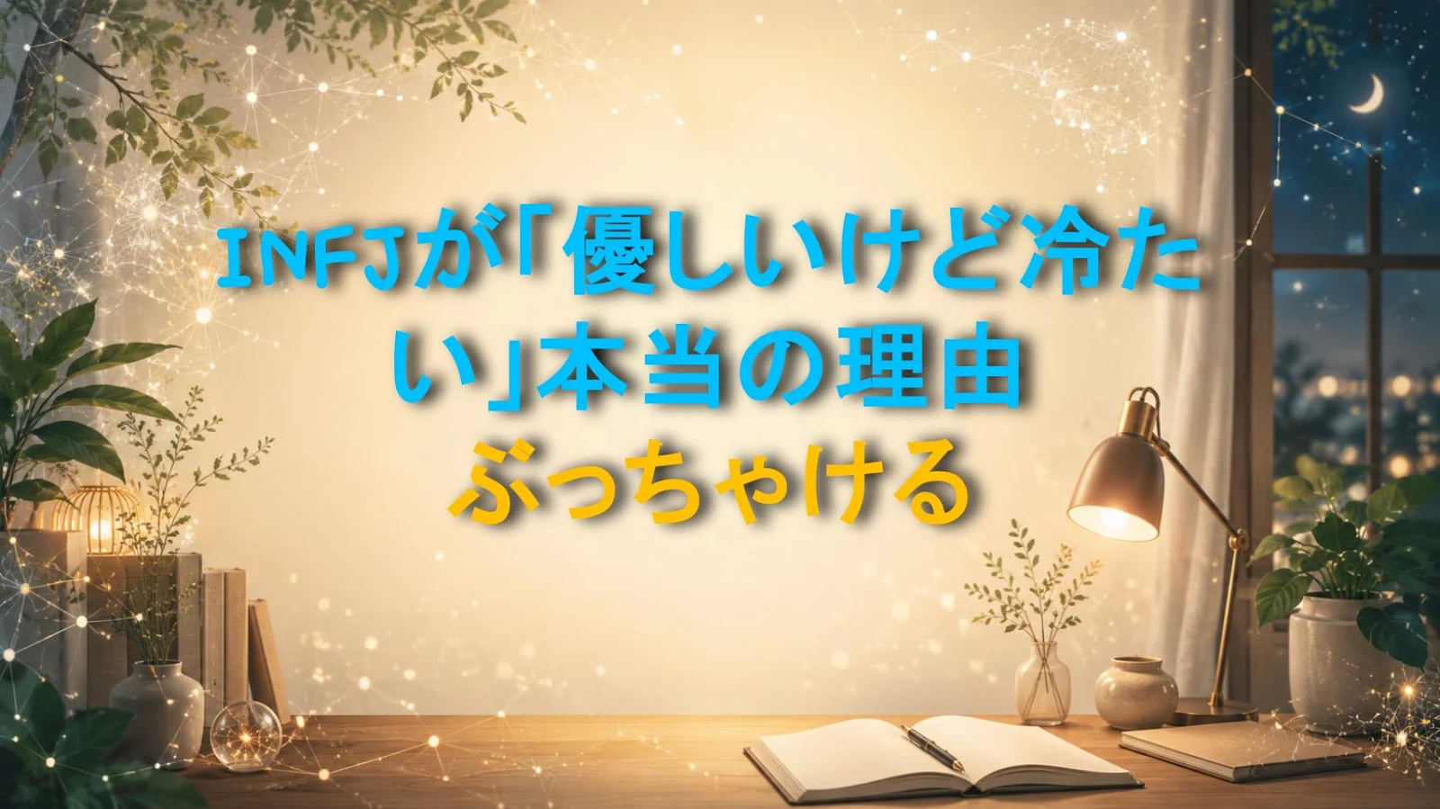 INFJが「優しいけど冷たい」本当の理由 ぶっちゃける