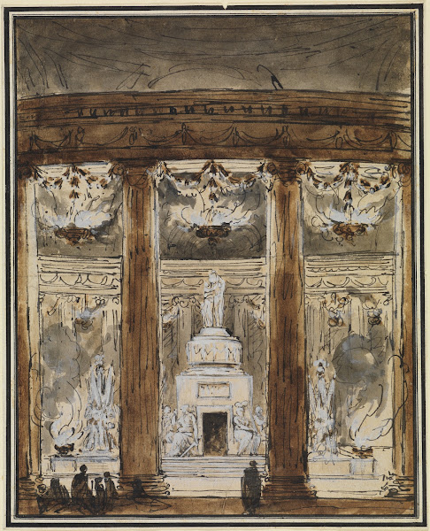 Blick in ein Mausoleum