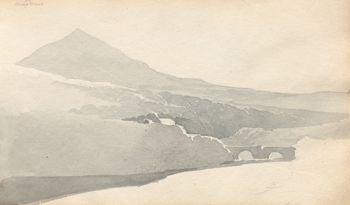 Mountainous Landscape with Bridge 1814