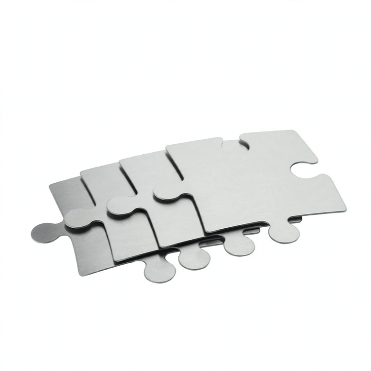 Stainless Steel Coaster, Puzzle Design