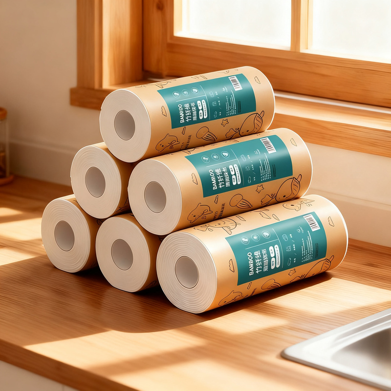 Tearable kitchen cleaning towels for replacement