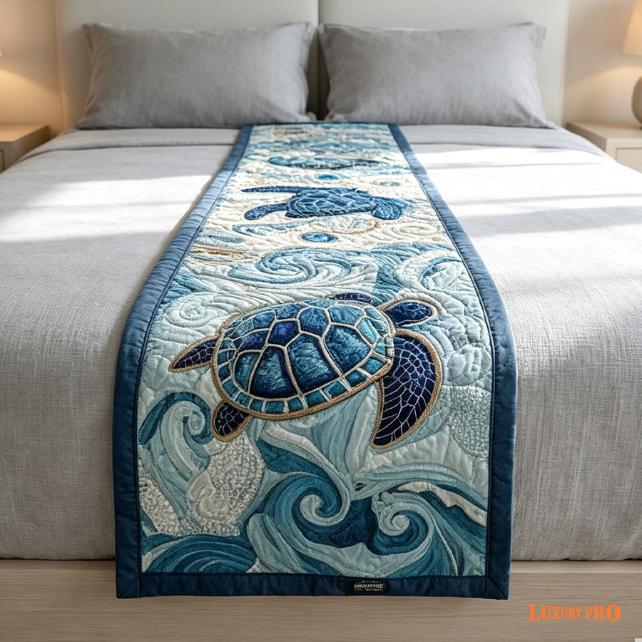 Free-Stitch Bed Skirt [Colored Edge]