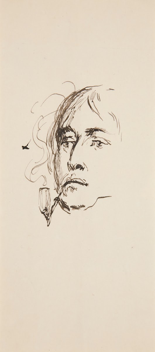 Head of a Man Smoking aPipe 1991
