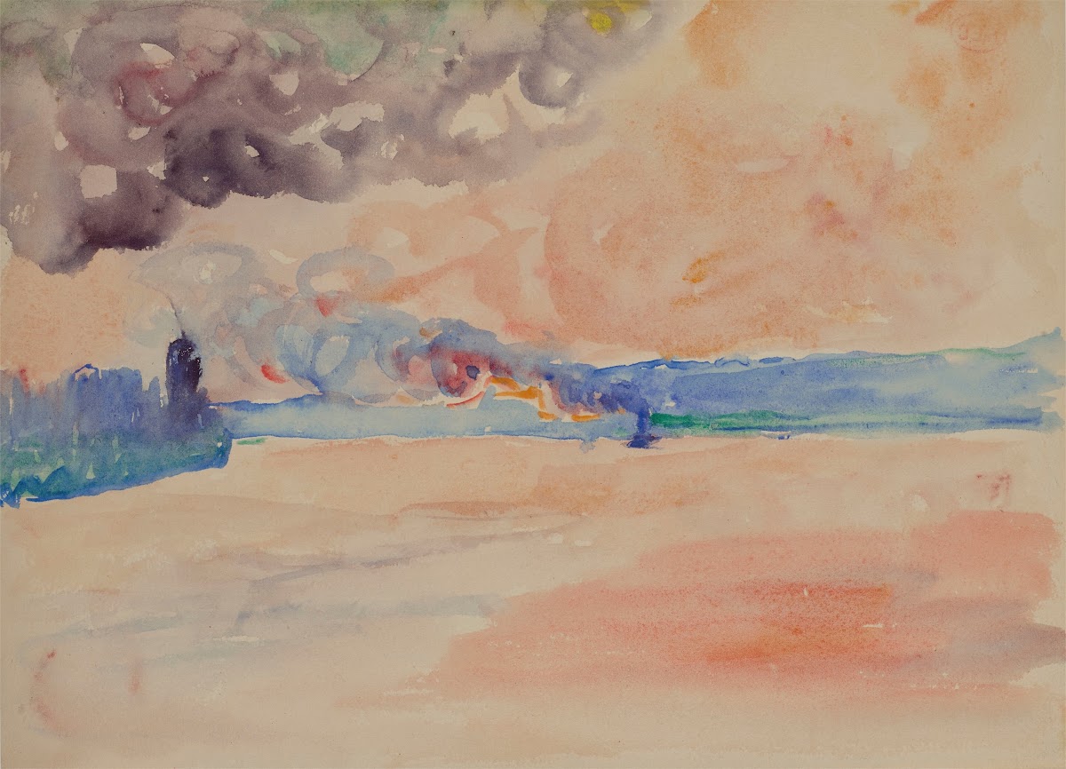 Embarcation sur la mer 1899
