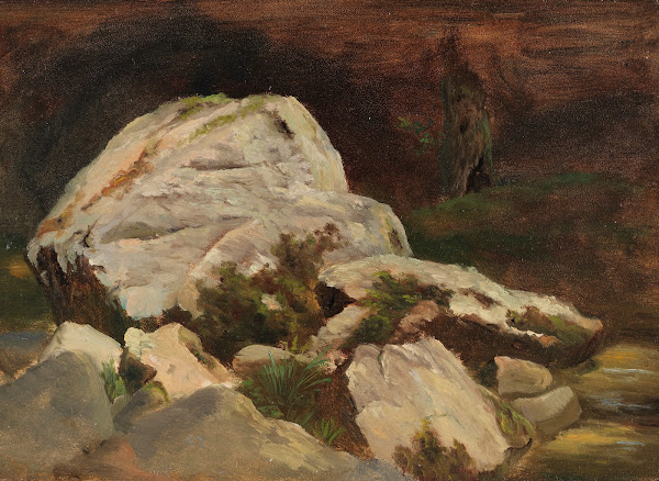 Felsen im Rabenauer Grund 1860