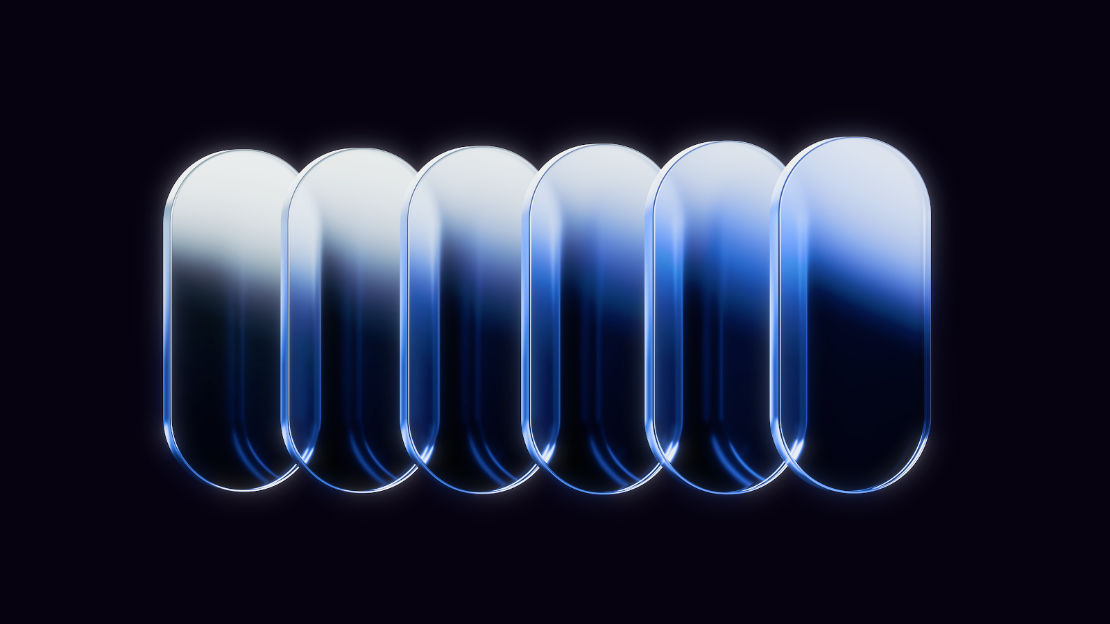 Abstract Blue Glass Slabs - Abstract 3D Render 5K Wallpaper (6016x3384)