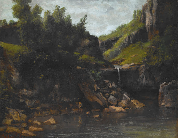 Cascade in a Rocky Landscape 1872 1874