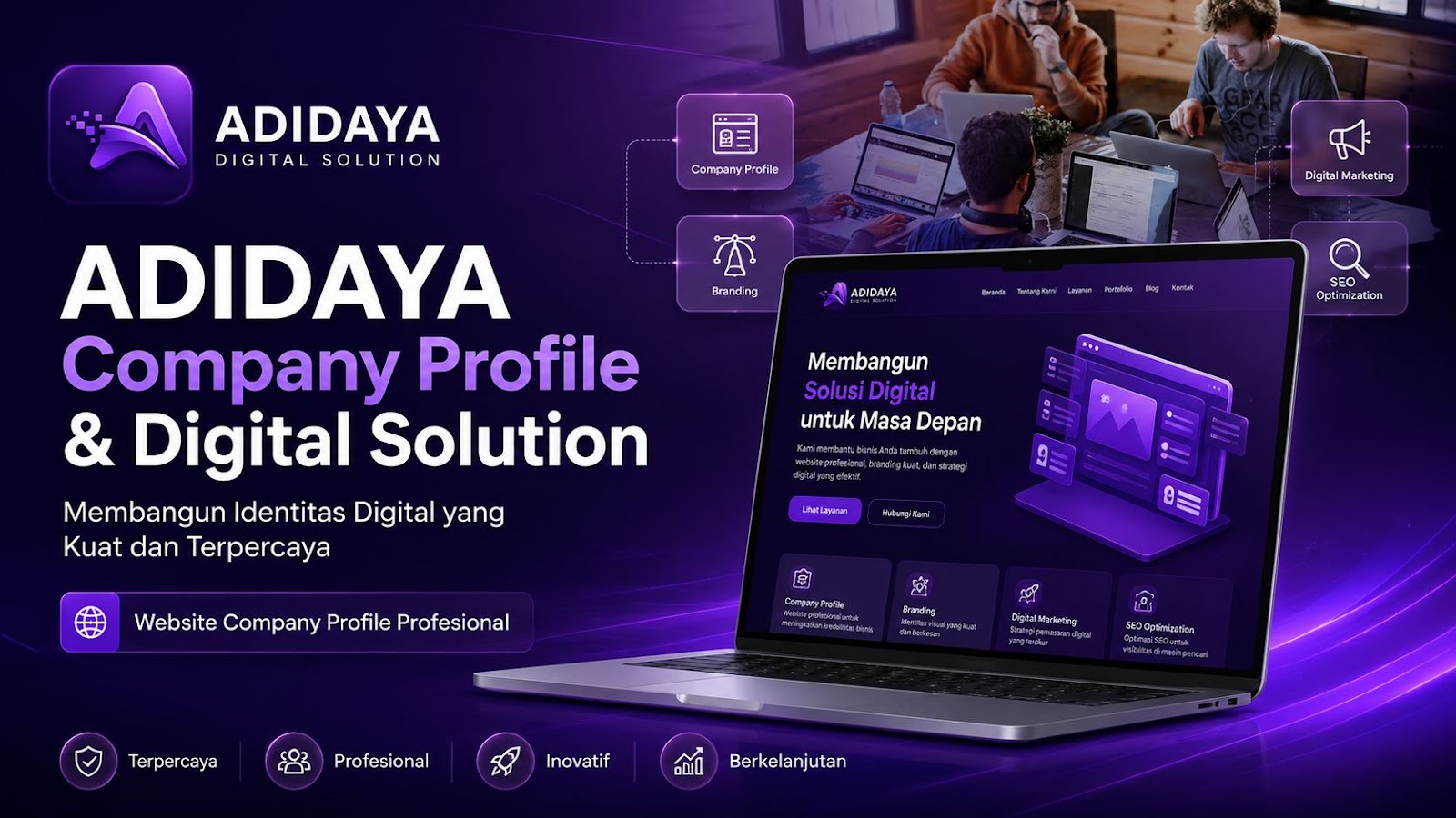 Contoh website perusahaan