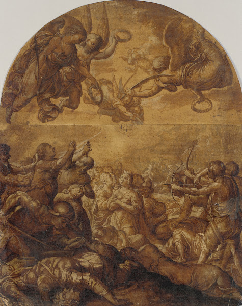 Martyrdom of Saint Ursula and her Companions circa 1600