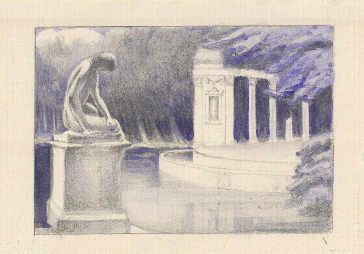 Teatr na Wyspie w Łazienkach w Warszawie 1934