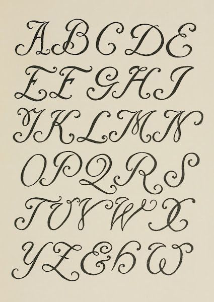 French Script Capitals 1902