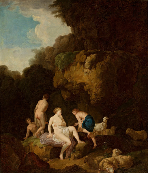 Nymphs in a grotto
