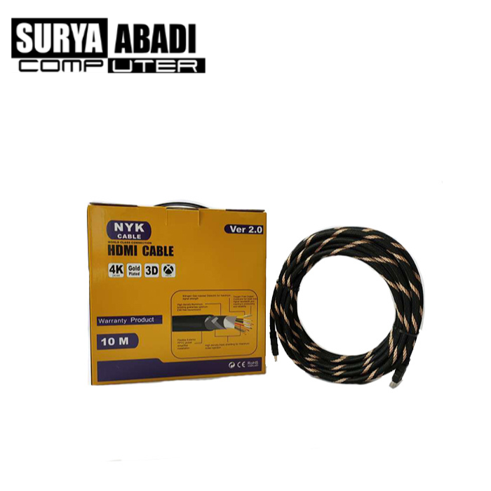 KABEL HDMI TO HDMI 10 M NYK