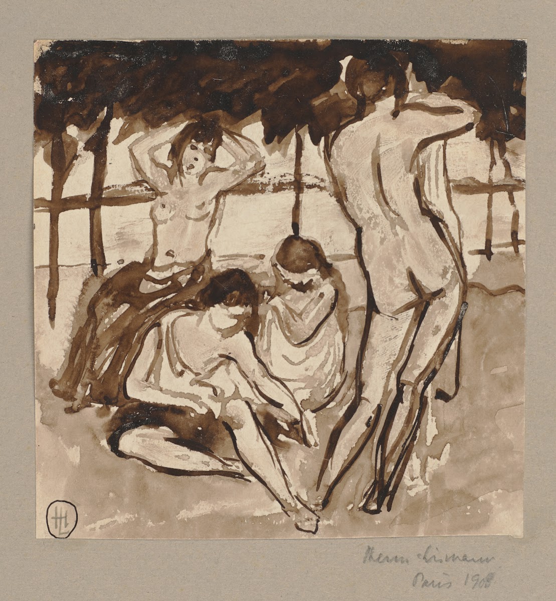 Four nudes 1908