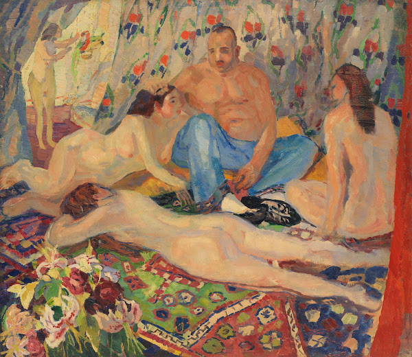 Mann im Harem 1907