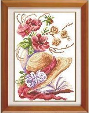 CMP P189 Straw Hat And Flower
