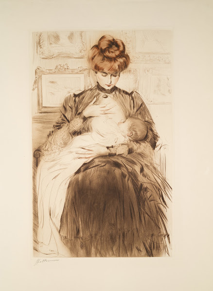 MMe Helleu Nursing Baby 19th century