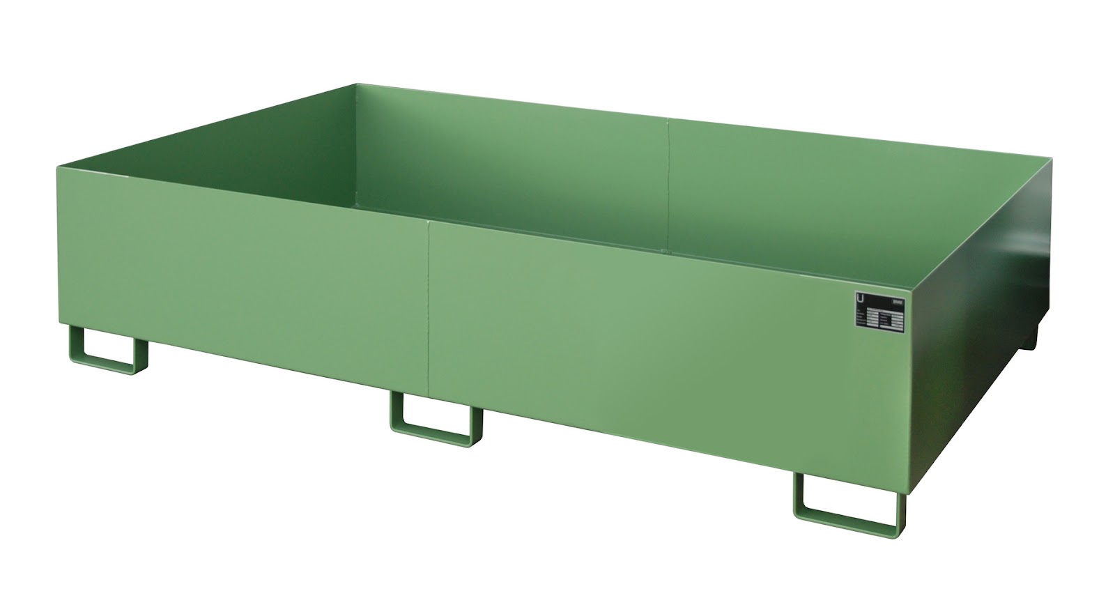 Stellingopvangbak RW 2200-2, gelakt, Resedagroen