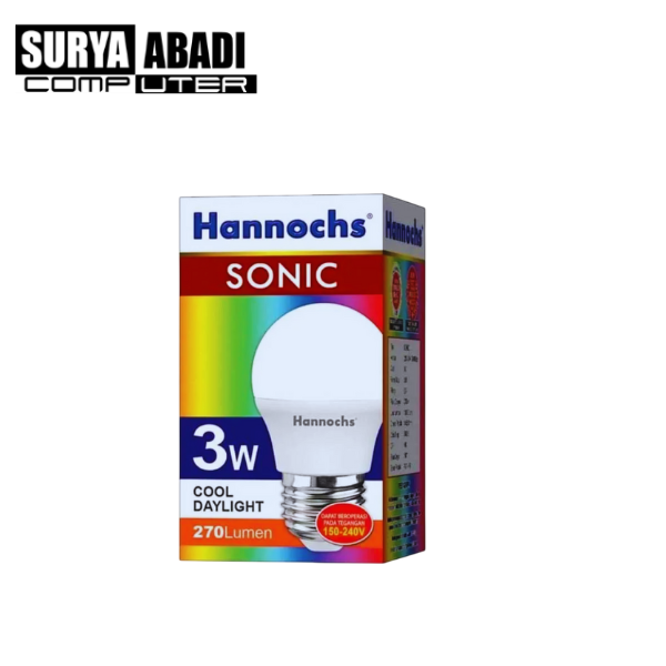LAMPU HANNOCH SONIC 3W CDL|WW