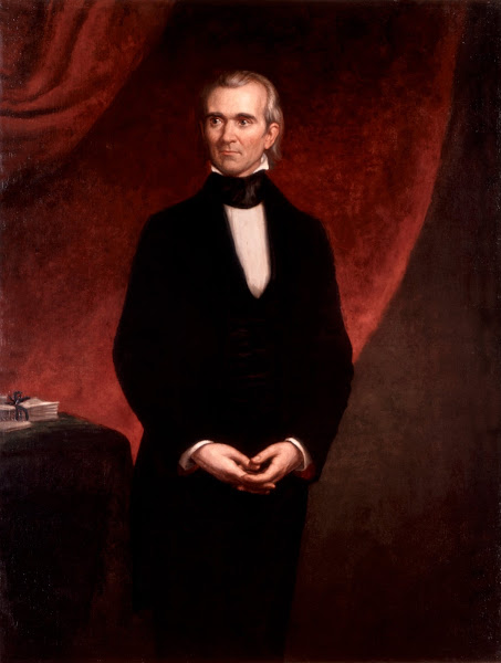 James Knox Polk 1858