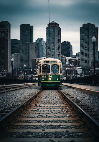 Boston Green Line Trolley