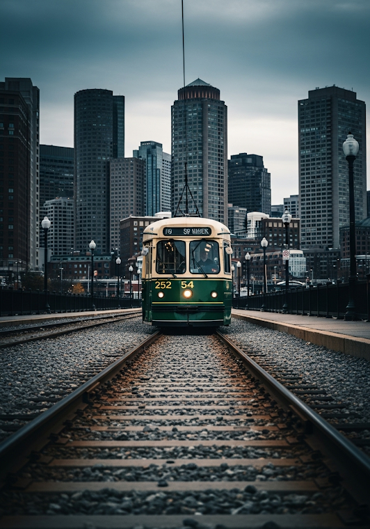 Boston Green Line Trolley