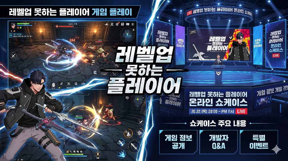 레벨업 못하는 플레이어