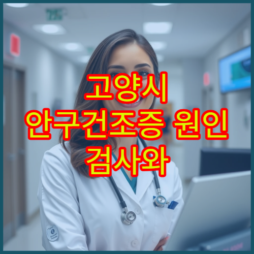 고양시 안구건조증 원인 검사와 눈 건강 관리 치료 전문 안과