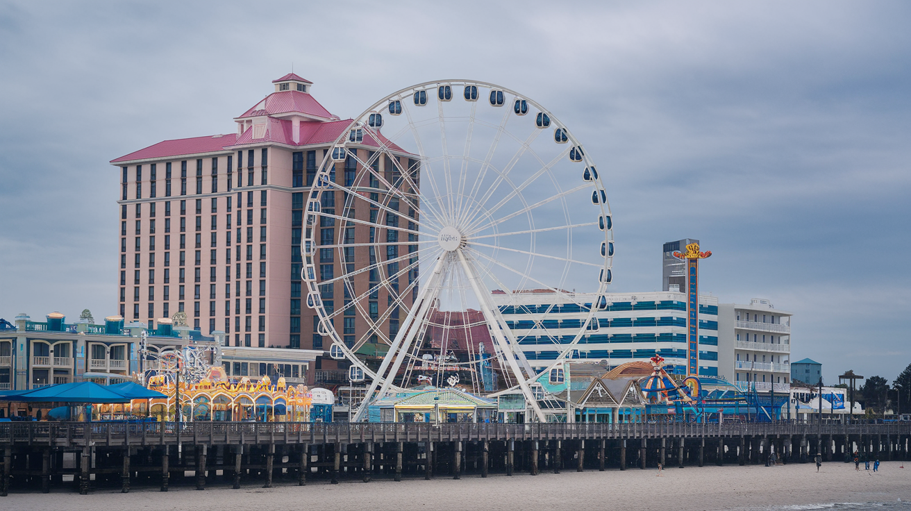 Distance from Myrtle Beach Boardwalk to Airport